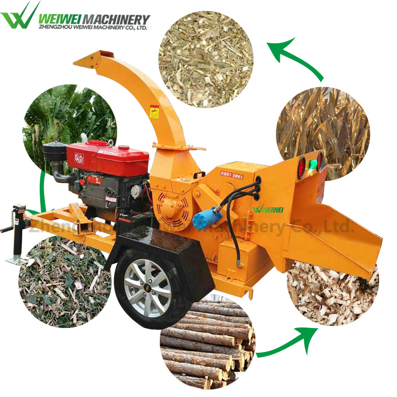 Factory direct supply power and durability tree branch shredder machine