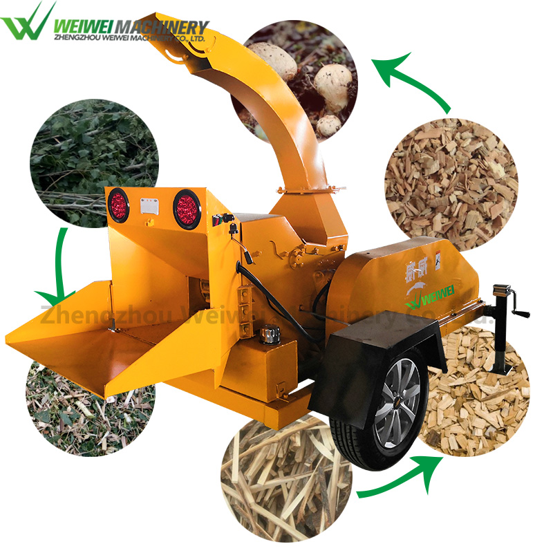 Factory direct supply power and durability tree branch shredder machine