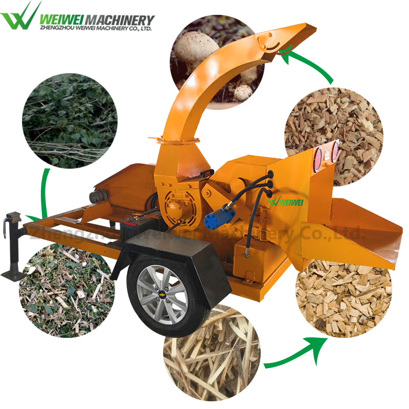 Factory direct supply power and durability tree branch shredder machine