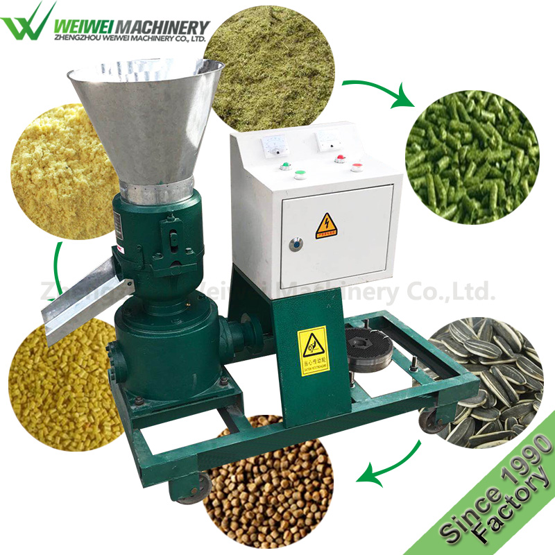 Weiwei animal feed pellet 60-80kg unique style prawn feed pellet mill machine