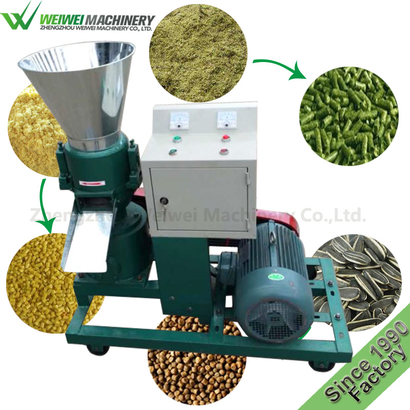 Weiwei animal feed pellet 60-80kg unique style prawn feed pellet mill machine