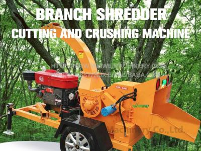 Factory direct supply power and durability tree branch shredder machine