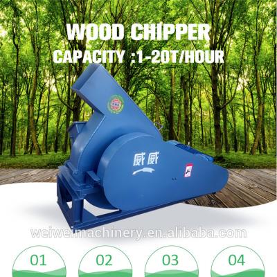 Weiwei forestry machine biomass crusher wood chipper