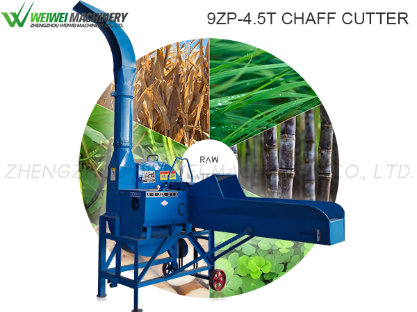 9ZP-4.5 Feed processing chaff cutter machine capacity 4.5t/h for silage shredder