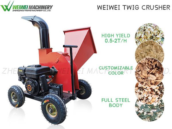 Weiwei Machinery Small Wood Chipper