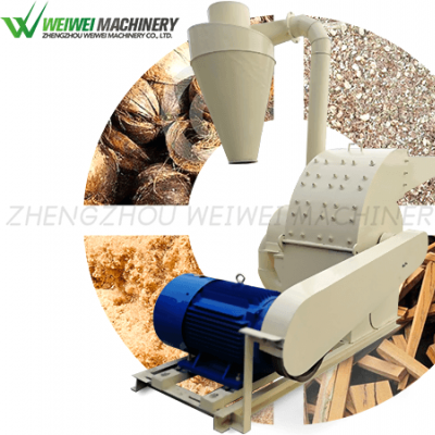 Weiwei wood hammer sawdust machinery forestry wood crusher