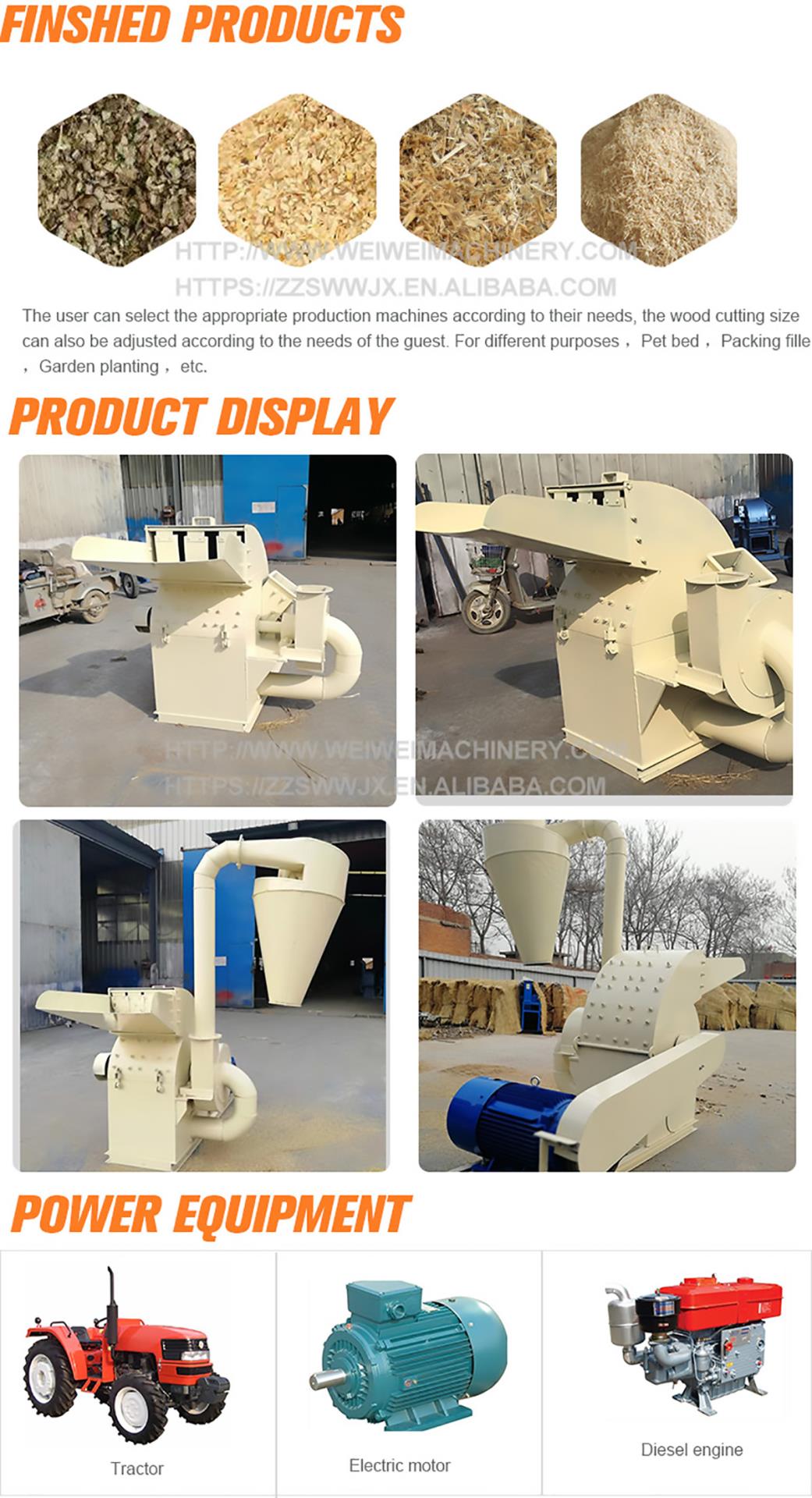 wood sawdust machinery