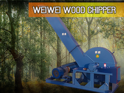 Weiwei wood chipper 1-12T/H shredder chips machine