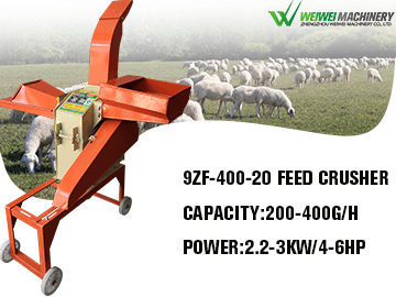 weiwei 9ZF-400-20C straw crusher and grain grinder machine