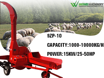 WEIWEI 10T chaff cutter ensilage chopper feed processing machine