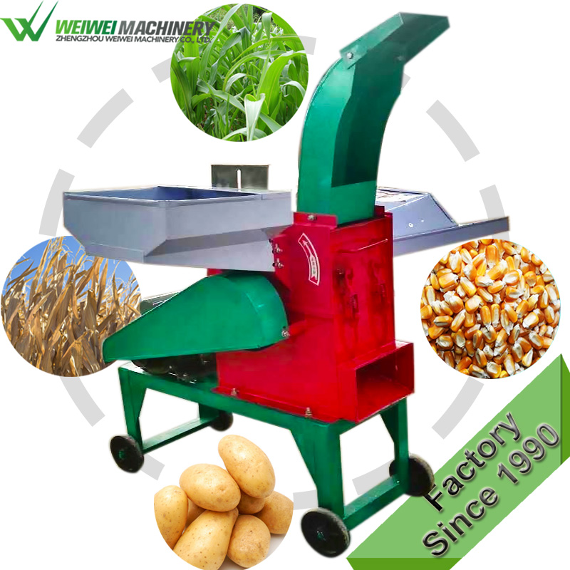 9ZF400-24C Weiwei cheap price gasoline hammer mill grass chopper machine price