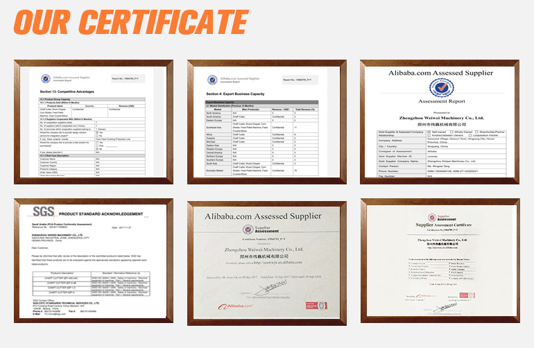 WEIWEI BV CERTIFICATES