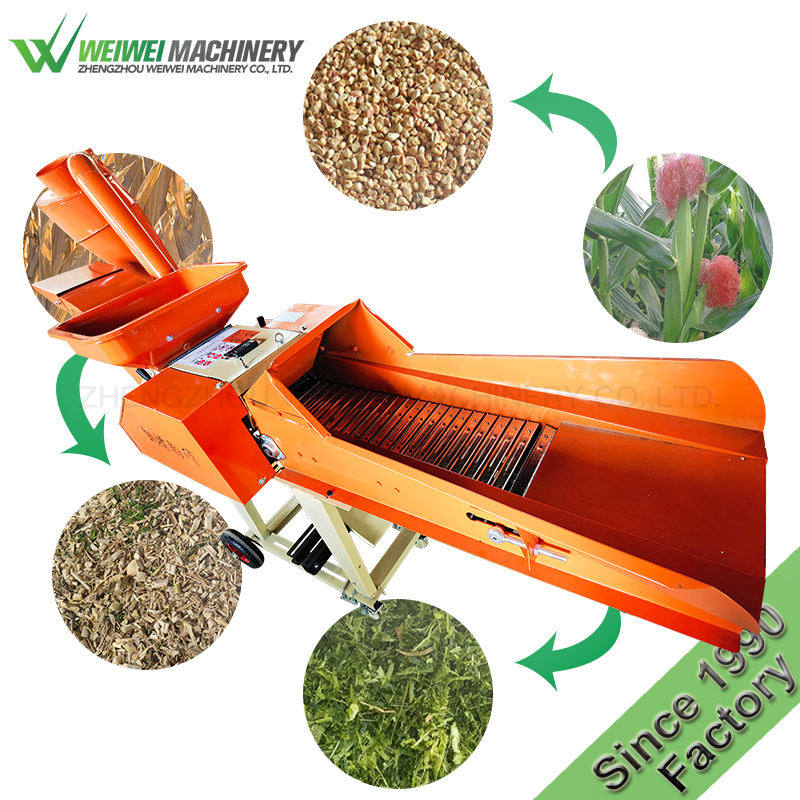 Weiwei 9ZRF-3.8T chaff cutter small corn silage grass chopper feed animals