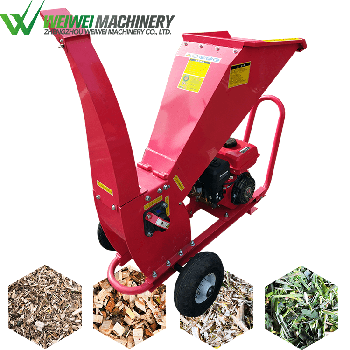 Small portable and mobile tree branch machine, lighter than the horizontal type