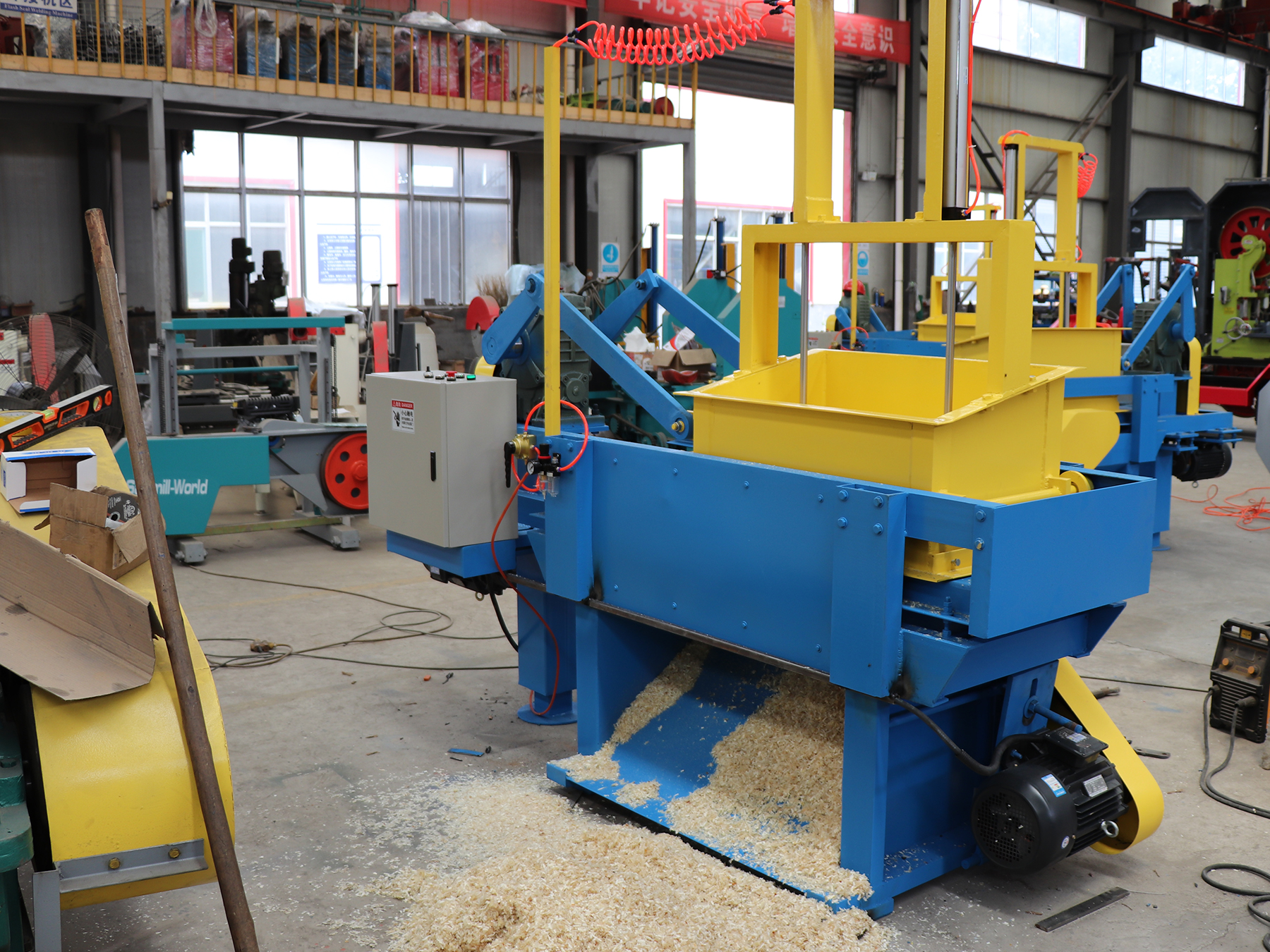 weiwei factory direct sales of wood shaving machines, environmentally friendly w