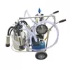 WEIWEI stainless steel double barrel portable cow milking machine