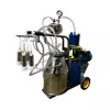 WEIWEI stainless steel double barrel portable cow milking machine