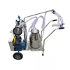 WEIWEI stainless steel double barrel portable cow milking machine