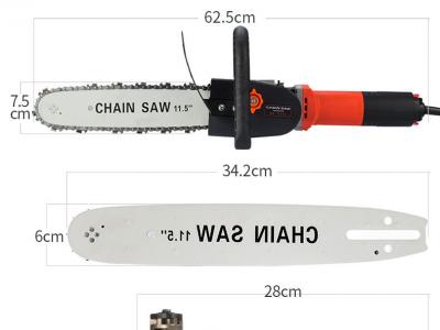 weiweiHousehold logging electric chain saw multi-purpose woodworking Angle grind