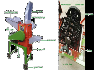 weiwei9ZF-400 series multifunctional grass and straw crusher, cattle, sheep and 