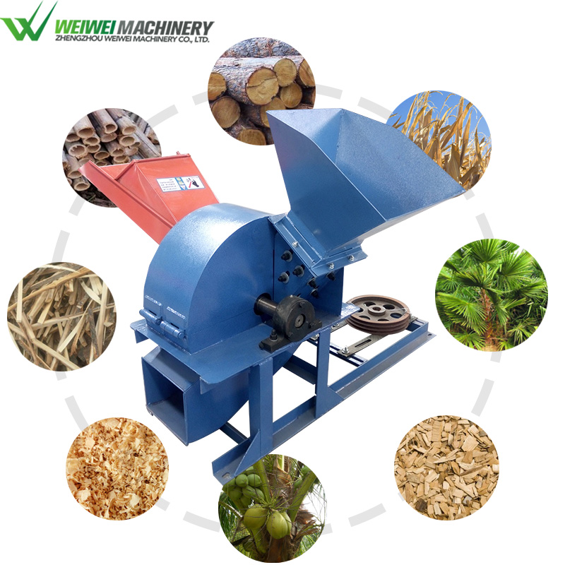 weiweiMFJ-420 wood shredder, household wood chipper, mobile wood grinder