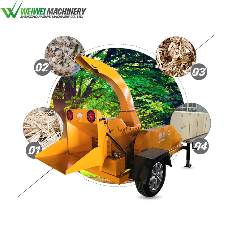 WeiweiWBC-400 large garden cutter, log crusher