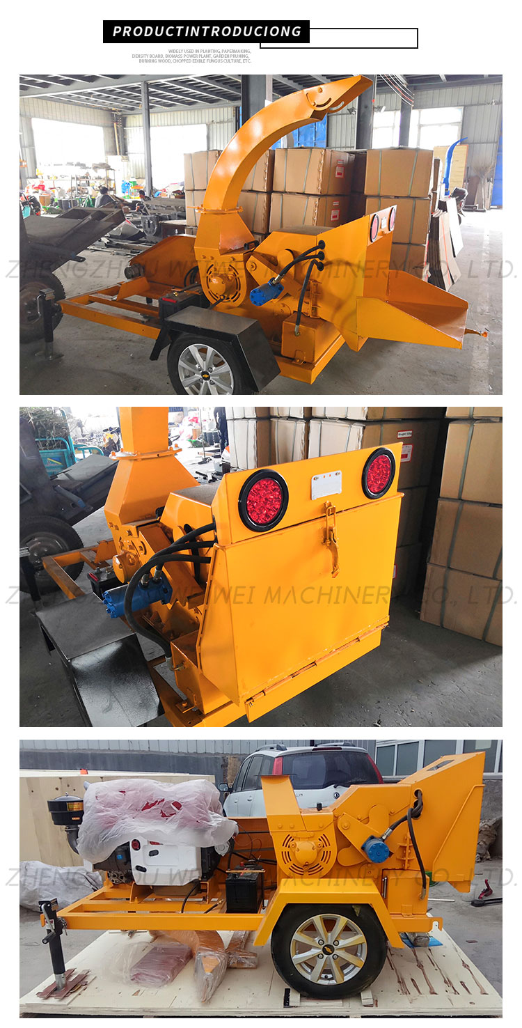 WeiweiWBC-400 large garden cutter, log crusher