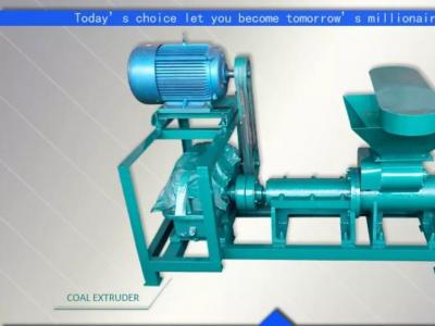 Main Features of the charcoal briquette making machine