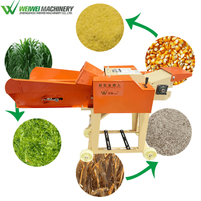 weiwei9ZR-2.8Tdry wheat straw crusher chaff cutter forage chopper Feed machinery