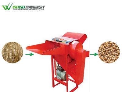 wheat thresher operating steps