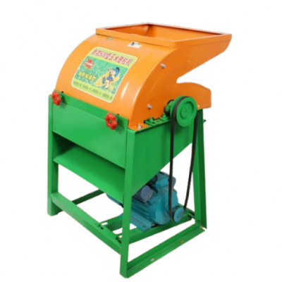 Corn vertical peeling and sheller