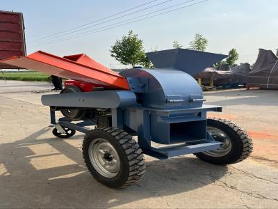 WEIWEI diesel Drive Wood Chipper Grinder Wood Crusher Tree Root Branch