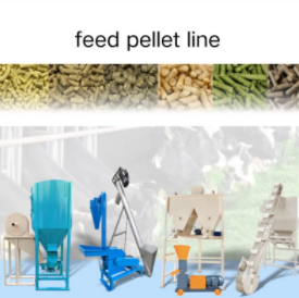 Weiwei 2t Animal Feed Pellet Production Line Feed Pellet Line Hot Sale