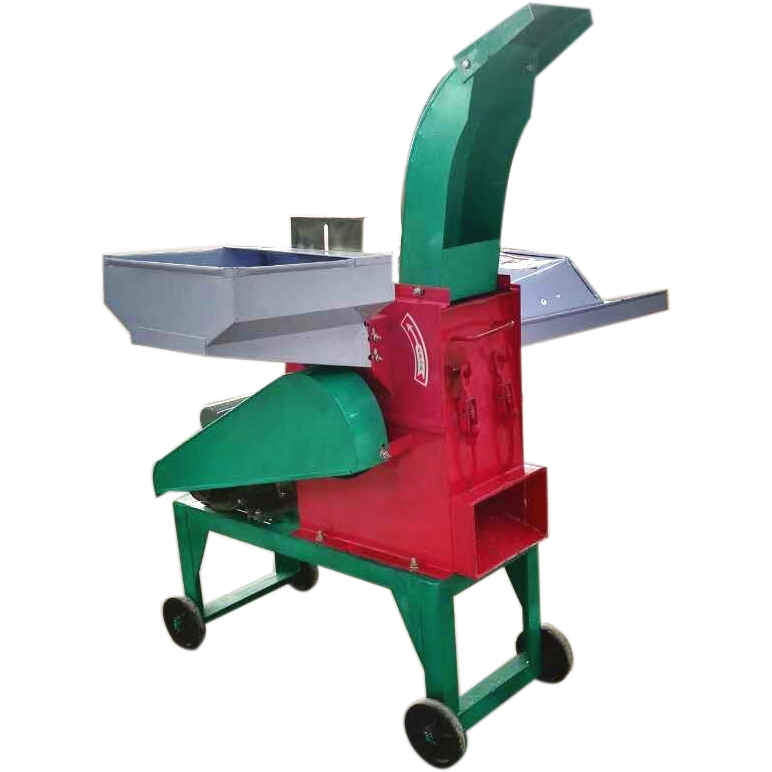 Portable Farm Grass Straw Crusher with Wheels for Animal Feed Making