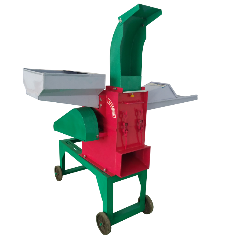 Portable Farm Grass Straw Crusher with Wheels for Animal Feed Making