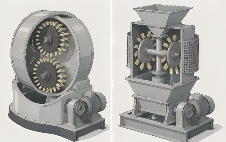 contrasts among grinding machines