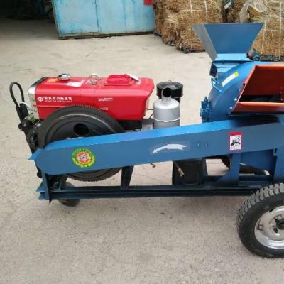 WEIWEI MFJ Wood Crusher: Turn Branches and Logs into Sawdust for Pellet Production