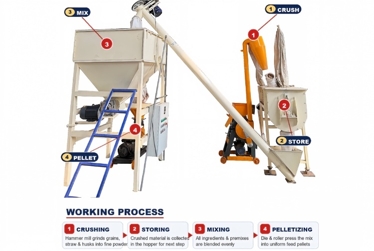 raw material for feed pellet