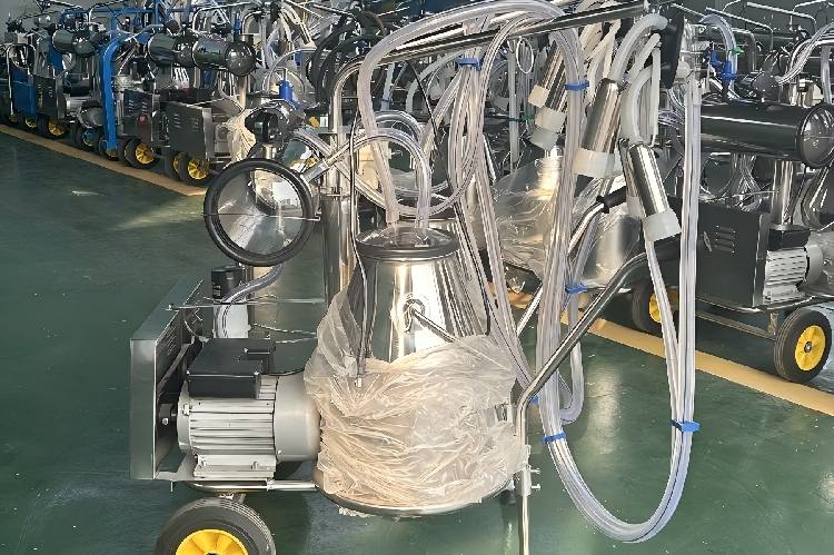 portable milking machine for cows and goats