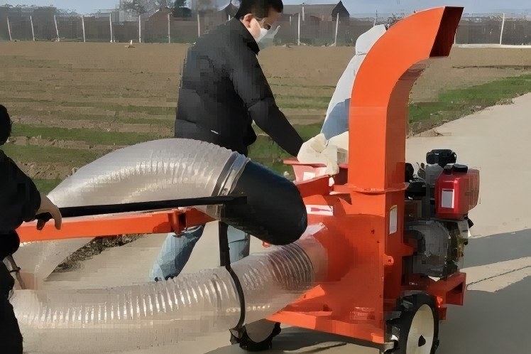 orchard branch and leaf crusher