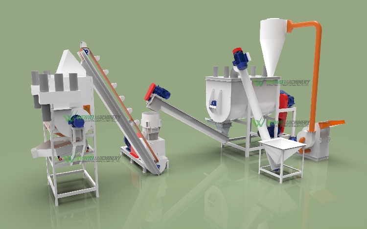 feed processing combined unit