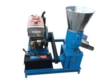 diesel pellet mill, diesel engine pellet machine, off grid pellet mill, pellet mill without electricity, air cooled and water cooled diesel engine