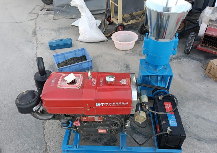 standalone pellet mill for no power area
