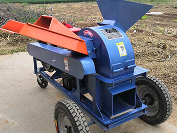 Wood Crusher for Logs up to 190mm: 2-20mm Output for Charcoal, Board, Paper and Mushroom Use