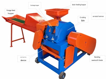 Forage Beater and Grain Mill 780-1500: Grass Pulp, Hay Powder and Grain Meal from One Machine
